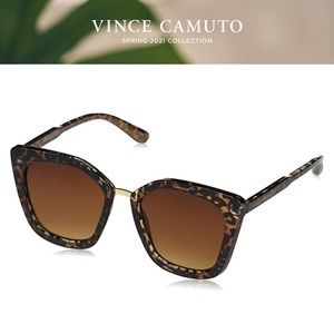 Vince Camuto VC957 Leopard Cat-Eye Sunglasses